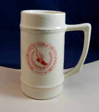Vintage The York Athletic Club Of The City Of York Stein Mug