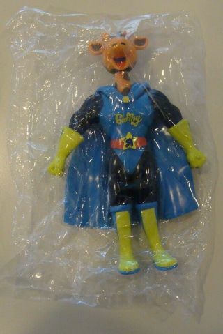 Very Rare Toys R Us Employee " Be A Hero " Geoffrey Bendie/rubber Figurine.