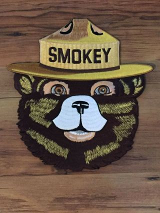 3 " Smokey The Bear Embroidered Usfs Fire Service Prevent Wildfire Patch
