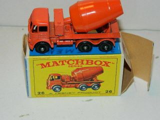 Matchbox Lesney 26 Cement Lorry