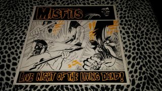 Misfits Lp Night Of The Living Dead 1982 1000 Made Rare Punk Kbd Samhain Danzig