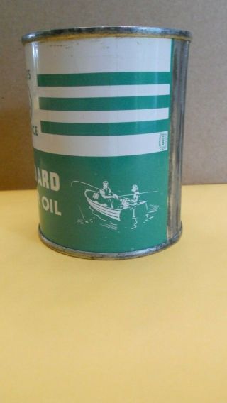 Vintage Cities Service Outboard 8 Ounce Oil Can Full Can