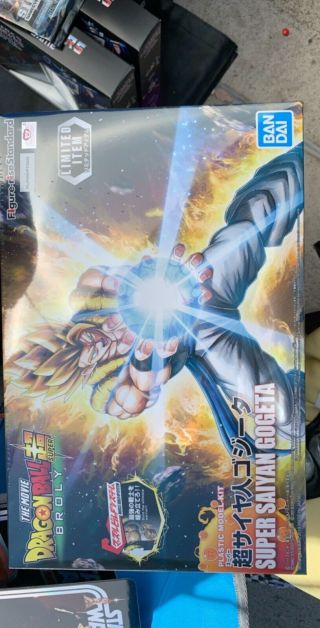 Sdcc 2019 Bluefin Dragon Ball Z Saiyan Gogeta Figure In Hand
