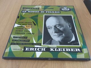Erich Kleiber Mozart Le Nozze Di Figaro Gueden/casa 4lp Box Uk Decca Lxt 5088 - 91