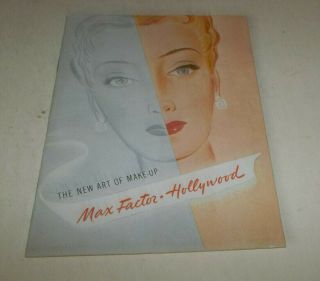 Vtg 1940s Max Factor Make Up Illustrated Beauty Book With Price List