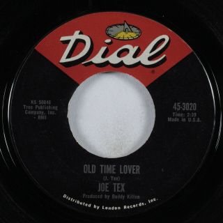 Northern Soul 45 Joe Tex Old Time Lover Dial Hear