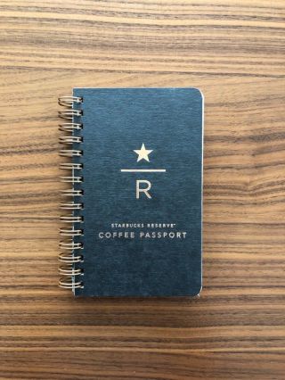 Starbucks Reserve And Roastery & Tasting Room Coffee Passport Field Notes Sea