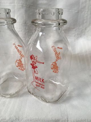 3 Vintage Third Quart Milk Bottles Hoffman’s Dairy Telford Gratz Pennsylvania 4