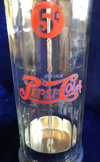 Rare Pepsi Cola Straw Holder Glassware Soda Fountain Cafe Diner RT 66 Drive In 7