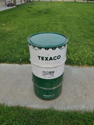 Texaco Oil Grease Barrel