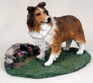 Sheltie (sable) My Dog Figurine Statue Pet Lovers Gift Resin Hand Painted