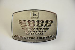 1990 Jd John Deere South Africa Tractor Belt Buckle 2000 - 8000 Series Trekkers