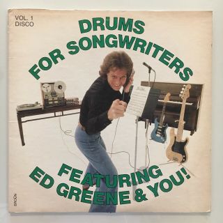 Ed Greene & You - Drums For Songwriters Vol.  1 Disco - Rare Funk Soul Vg,