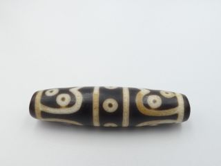 Ancient Rare 17 Eyes Pattern Natural Tibetan Dzi Bead Powerful Amulet DZIX56 3