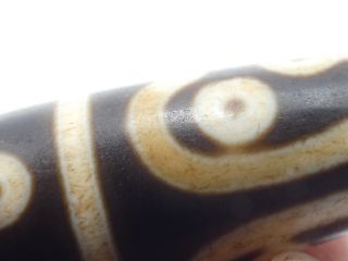 Ancient Rare 17 Eyes Pattern Natural Tibetan Dzi Bead Powerful Amulet DZIX56 8