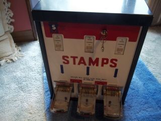 Shipman Stamp Vending Machine With Lock And Key