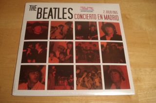 Beatles Concierto En Madrid Live July 2,  1965 220 Gram Lp & Cd W/booklet