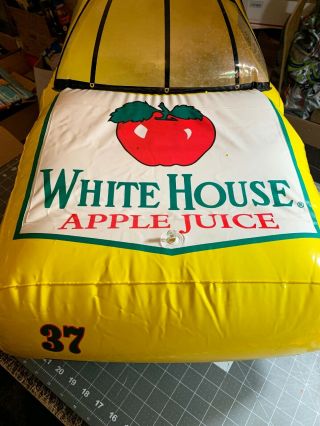 Rare NASCAR No.  37 White House Apple Juice Inflatable 1993 Race Car Blow Up 2