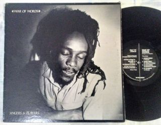 Singers & Players  War Of Words  99 Lp/vinyl - Prince Fari ; Bim Sherman - Nm