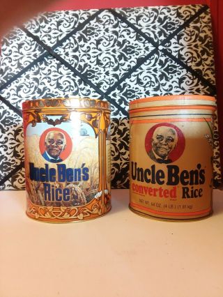 Two (2) Vintage Uncle Ben 