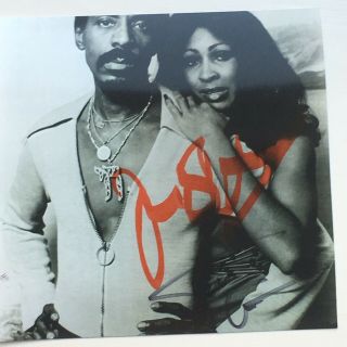 Ike & Tina Turner Hand Signed Autograph Photo Singers