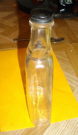 Vintage 1920s Keystone Vanilla Bottle Glass Label 3