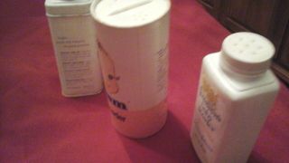 Vintage Staley ' s Cream Corn Starch & 2 Johnson ' s baby powder containers 4