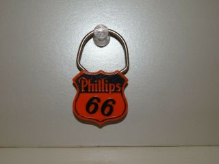 Vintage Phillips 66 Key Chain Ring Sample