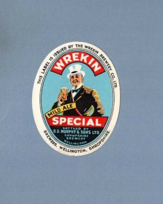 Wrekin Brewery - Special Ale (beer Label)