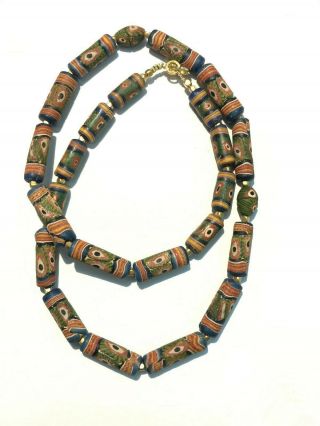 A Rare Ancient Glass Beads Necklace