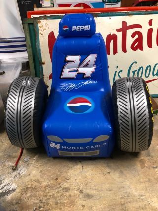 Pepsi Inflatable Jeff Gordon Nascar 24 Monte Carlo Chair Huge Holds Air Well