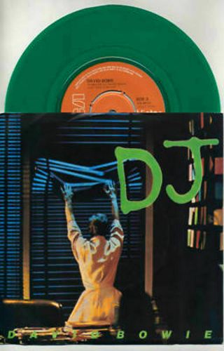David Bowie Very Rare 7 " Green Dj Single,  Around Only 2,  000 Copies Produced.