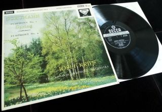 Schumann: Symphonies Nos.  1 & 4 - Krips / Lso Decca Sxl 2223 Wbg Ed1 Lp