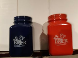 Tim Hortons Brier 2019 Brandon Souvenir Red And Blue Mason Jars