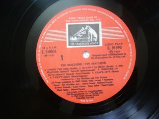 TIN MACHINE TIN MACHINE UNDER THE GOD RARE LP RECORD vinyl 1990 INDIA INDIAN ex 4