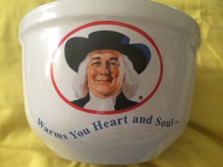 Vintage 1999 Quaker Oats Cereal Oatmeal Bowl Warms Your Heart And Soul 20oz