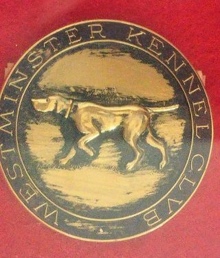 Vintage Westminster Kennel Club Dog Show Award Bos Airedale Terrier 1994 Framed