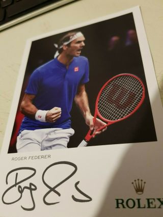 Autograph Roger Federer