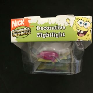 Sponge Bob resin nightlight with jellyfish 3