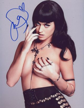 Sexy Singer Katy Perry Hand Signed Authentic