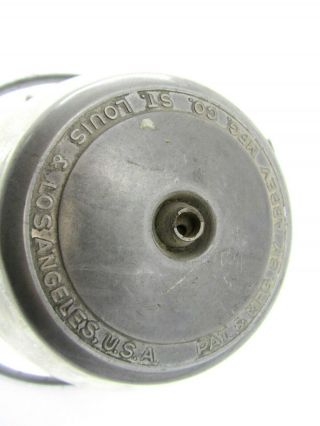 VINTAGE ABBEY MFG 1940S CHLOROPHYLL GUMBALL MACHINE 5 CENT GUM DISPENSER VENDOR 5