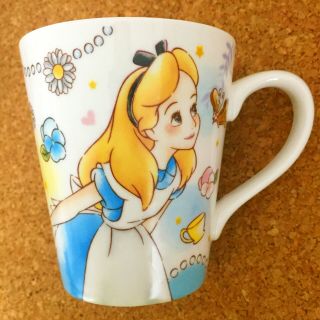 Disney Princess Slim Mug Cup Alice Friends 250ml DN - 5524300AC 2