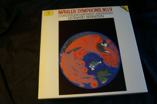 Mahler Bernstein Symphony No.  9 Dgg Digital Nm/nm 2 - Lp Box Rare