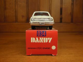 Tomica DANDY 034 HONDA CIVIC CVCC,  Made in Japan vintage pocket car Rare 6