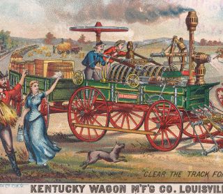 Deere Mansur & Co Kc St Louis Rare Antique Old Hickory Kentucky Wagon Trade Card