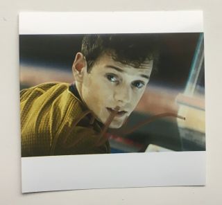 Anton Yelchin Hand Signed Autograph Photo Actor Star Trek