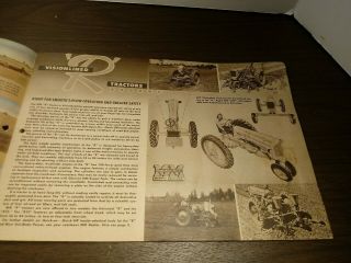 1949 Minneapolis Moline Calendar Brochure OROVILLE Tractor & Equipment Co. 3