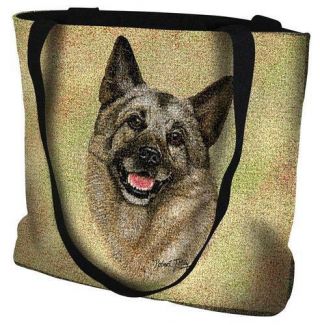 Elkhound Dog Tote Bag 1944 - B (robert May) Pure Country