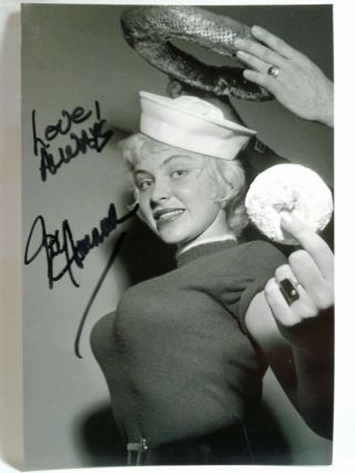 Joy Harmon Hand Signed Autograph 4x6 Photo - Sexy Car Wash - Cool Hand Luke
