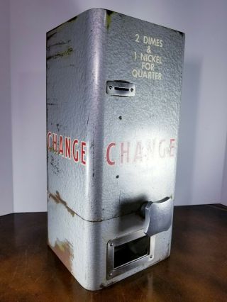 Rare Vintage ¢25 Cent Coin - Op Change Machine,  1942 Awesome History To It